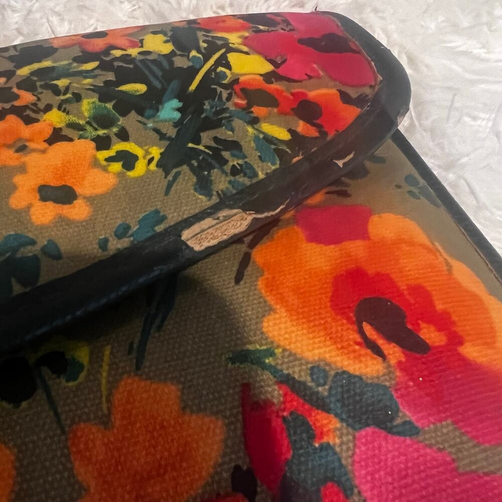 Anthropologie Floral iPad Tablet Case Cover 10.5x8.5 Pouch Organizer Stationary - Picture 5 of 7